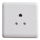 Deta Vimark Curve VC1331 5A 1 Gang Round Pin Unswitched Socket