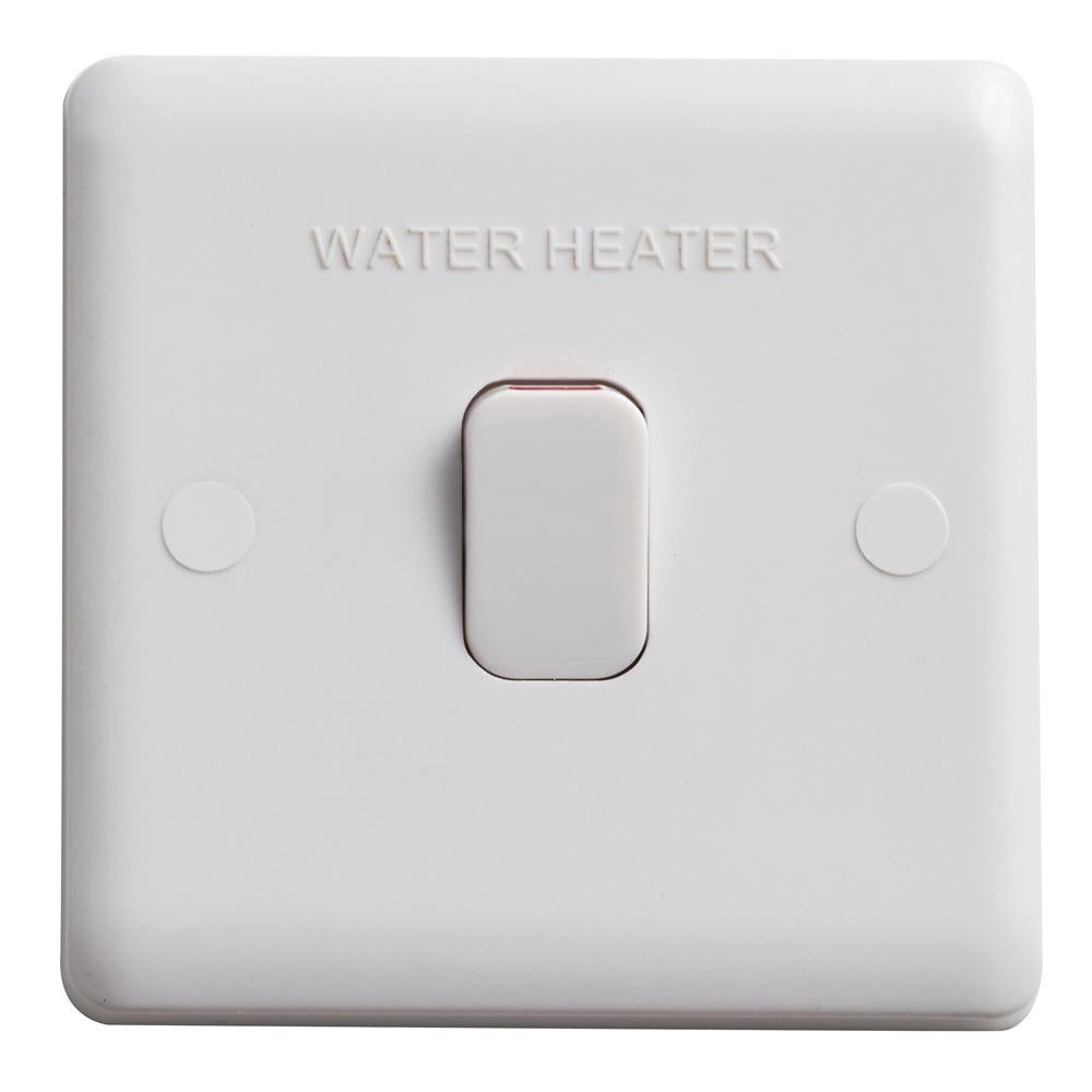 Deta Vimark Curve VC1390WH 20A Dp Switch Marked 'water Heater'