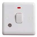 Deta Vimark Curve VC1393 20A Dp Switch With Neon & Flex Outlet