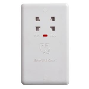 Deta Vimark Curve Dual Voltage Shaver Socket And Neon - VC1305