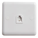 Deta Vimark Curve VC1354 RJ11 Telephone Outlet