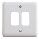 Deta Vimark Curve G2702 2 Gang Grid Plate