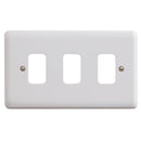 Deta Vimark Curve G2703 3 Gang Grid Plate