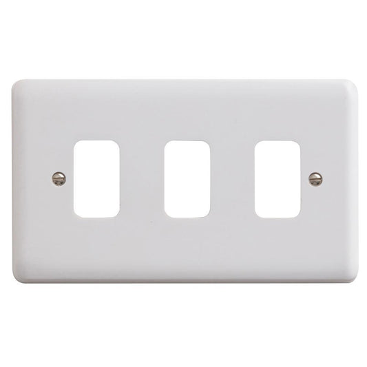 Deta Vimark Curve G2703 3 Gang Grid Plate