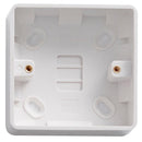 Deta Vimark Curve 1 Gang 32mm Pattress Box - VC1222