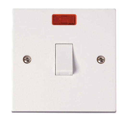 Click Polar 20A Dp Switch with Neon