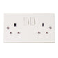 Click Polar 13A 2 Gang Dp Switched Socket