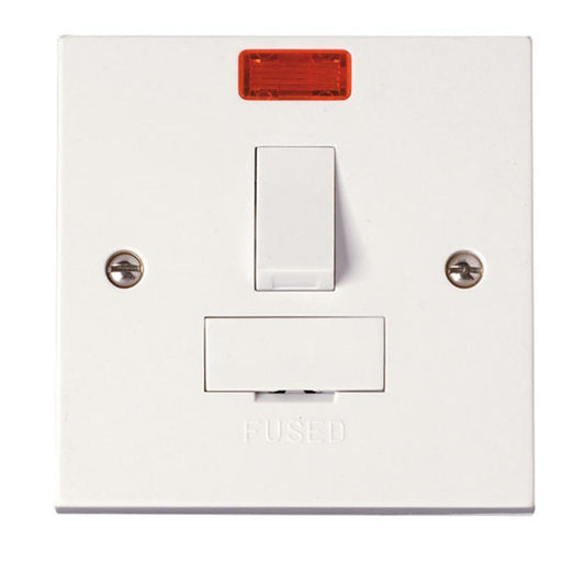 Click Polar 13A Switched Fused Connection Unit with Neon