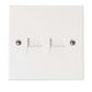 Click Polar Twin Telephone Outlet - Master - Urea