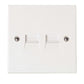 Click Polar Twin Telephone Outlet - Secondary - Pc