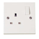 Click Polar 13A 1 Gang Switched Socket