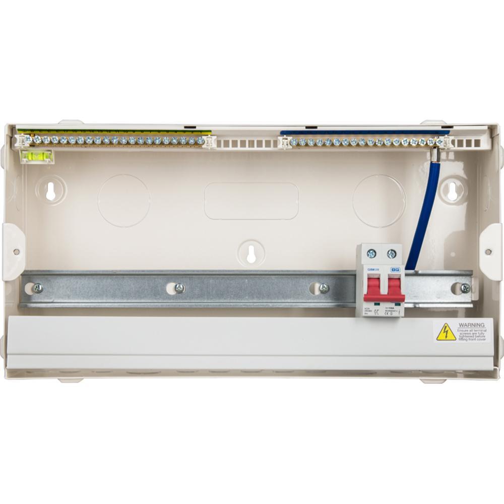 BG 18th Edition 17 Way Unpopulated Consumer Unit with 100A Main Switch