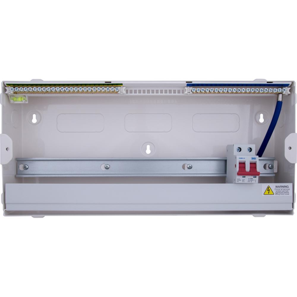 BG 18th Edition 20 Way Unpopulated Consumer Unit with 100A Main Switch