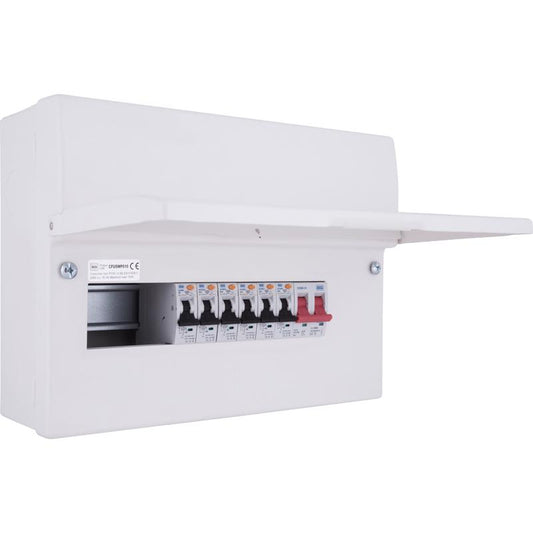 BG 18th Edition 10 Way Populated Consumer Unit with 6 RCBO's