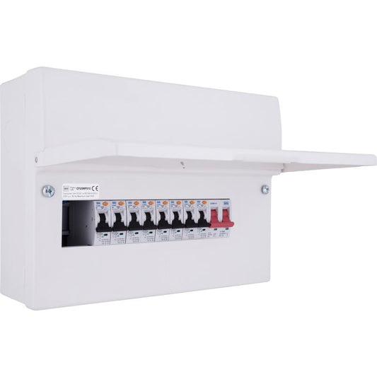 BG 18th Edition 10 Way Populated Consumer Unit with 8 RCBO's