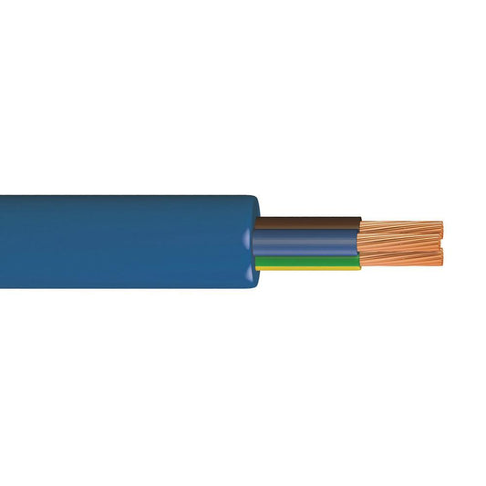 Pitacs 3183YAG 1.5mm 3 Core Arctic Grade Blue Cable - 100m Drum