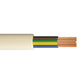 Pitacs 3183Y 0.75mm 3 Core White Flex Cable - 50m Drum