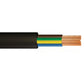Pitacs 3183Y 1.0mm 3 Core Black Flex Cable - 50m Drum