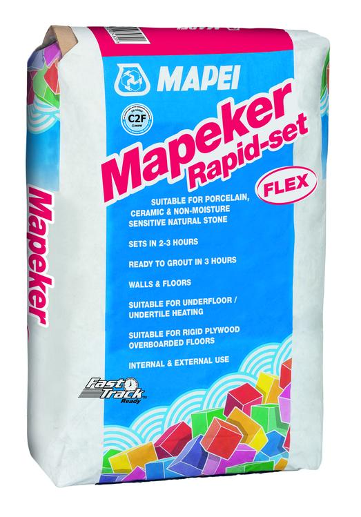 Mapeker Rapid Set Grey Tile Adhesive 20kg