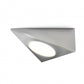 4 Lite 4L1/1210/4 Silver Triangle Cool White LED Cabinet Light