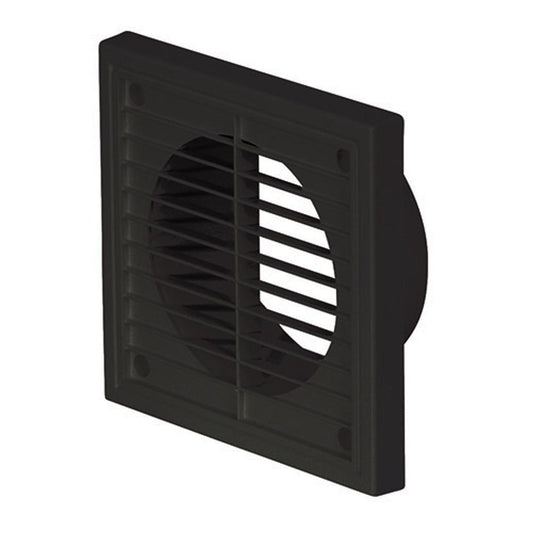 Airflow FG100-BLK 100mm Fixed Grille - Black