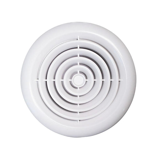 Airflow 100mm Internal Circular Grille - White