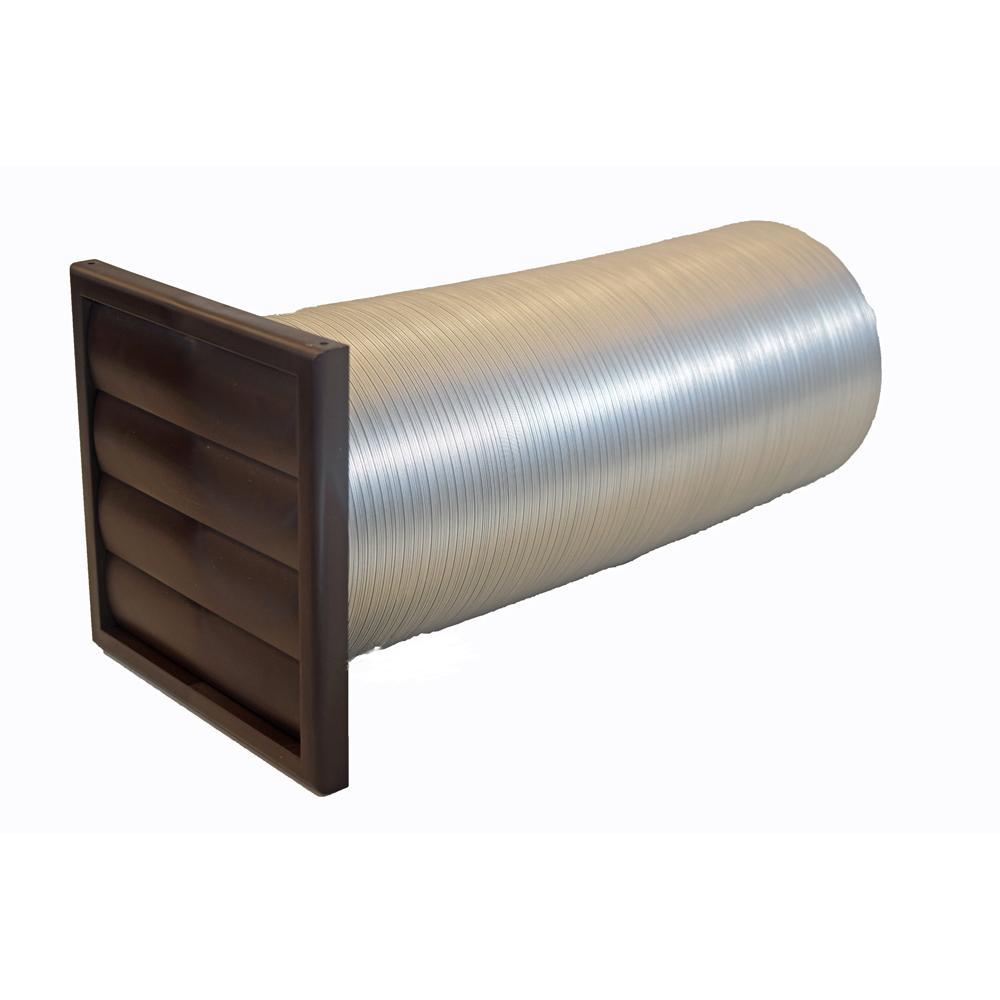 Airflow FDK150-2M MT-WH 150mm Vent Kit with Grille - Brown