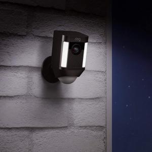 2 x Ring Spotlight Cam Smart Security Camera - Black Bundle