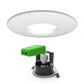 4LITE 4L1/2200 GU10 Fire Rated Downlight - Matt White
