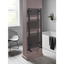 Anthracite Designer Towel Rail 1100x500mm