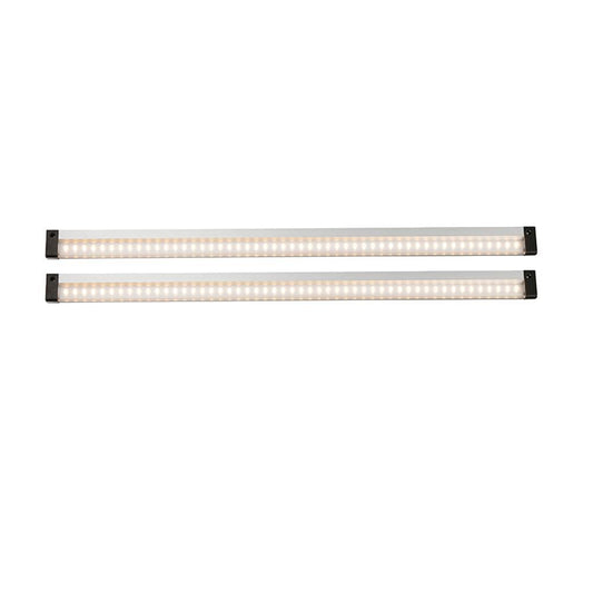 Warm White LED Under Cabinet Light - Twin Pack
