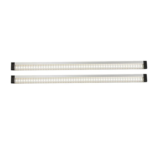 Cool White LED Under Cabinet Light - Twin Pack
