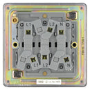 BG FBN15 10AX Plate Switch Fan Isolator 3 Pole - Screwless Flatplate - Black Nickel