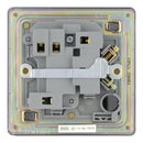 BG FBN52 13A Fused Connection Unit Switched with Power Indicator - Screwless Flatplate - Black Nickel