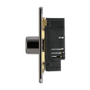 BG FBN81P 400W 1 Gang 2 Way Dimmer - Screwless Flatplate - Black Nickel