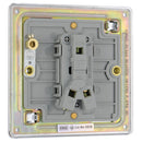 BG FPC12 10AX 1 Gang 2 Way Plate Switch - Screwless Flatplate - Polished Chrome