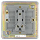 BG FPC12 10AX 1 Gang 2 Way Plate Switch - Screwless Flatplate - Polished Chrome