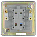 BG FPC31 20A Double Pole Switch with Power Indicator - Screwless Flatplate - Polished Chrome