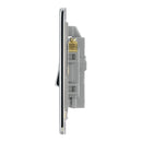 BG FPC31 20A Double Pole Switch with Power Indicator - Screwless Flatplate - Polished Chrome