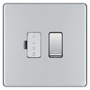 BG FPC50 13A Fused Connection Unit Switched - Screwless Flatplate - Polished Chrome