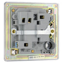 BG FPC50 13A Fused Connection Unit Switched - Screwless Flatplate - Polished Chrome