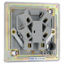 BG FPC54 13A Fused Connection Unit Unswitched - Screwless Flatplate - Polished Chrome