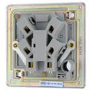 BG FPC54 13A Fused Connection Unit Unswitched - Screwless Flatplate - Polished Chrome