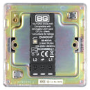 BG FPC81P 400W 1 Gang 2 Way Dimmer - Screwless Flatplate - Polished Chrome