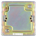 BG FPC94 1 Gang Blank Plate - Screwless Flatplate - Polished Chrome