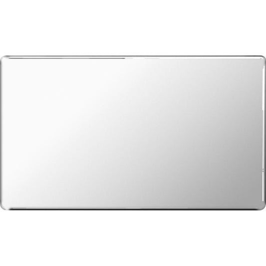 BG FPC95 2 Gang Blank Plate - Screwless Flatplate - Polished Chrome