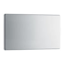 BG FPC95 2 Gang Blank Plate - Screwless Flatplate - Polished Chrome