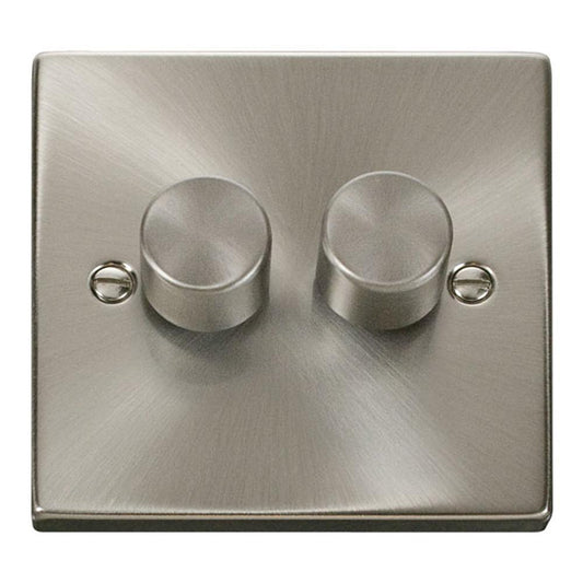 SCOLMORE Deco VPSC152 2 Gang 2 Way 400Va Dimmer Switch