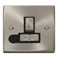 SCOLMORE Deco VPSC551BK 13A Ingot DP Switched Fused Connection Unit - Black SC