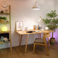 4Lite WIZ Smart Colour Changing Glass Table Top Lamp - 13W
